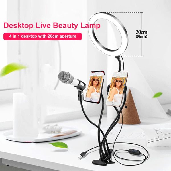 deskmobile phone selfie ring light 20cm round led lamp with tripod microphone pography for makeup video live studio flash heads
deskmobile phone selfie ring light 20cm round led lamp with tripod microphone pography for makeup video live studio flash heads