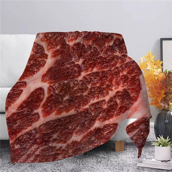 cloocl pork food flannel blanket airplane travel soft warm portable home decor fashion quilt
cloocl pork food flannel blanket airplane travel soft warm portable home decor fashion quilt