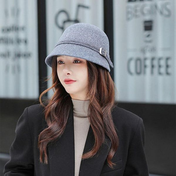 wide brim hats pure color wool bow lady hat, the version of south korean face small plush warm bucket hat, Blue;gray
wide brim hats pure color wool bow lady hat, the version of south korean face small plush warm bucket hat, Blue;gray