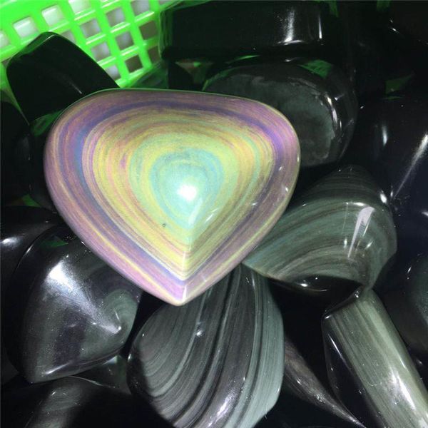 decorative objects & figurines natural rainbow obsidian heart quartz crystal palm stone healing crystals polished
decorative objects & figurines natural rainbow obsidian heart quartz crystal palm stone healing crystals polished