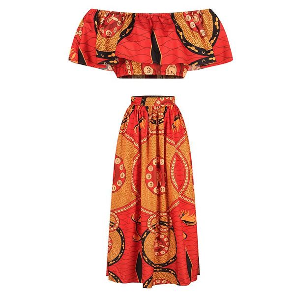 ethnic clothing women african print skirt 2 pieces set (+skirts) dashiki dress evening party pleated dresses, Red
ethnic clothing women african print skirt 2 pieces set (+skirts) dashiki dress evening party pleated dresses, Red