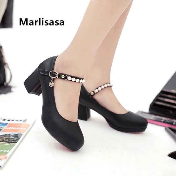 dress shoes marlisasa women cute sweet black pu leather buckle strap high heel lady casual white pumps szpilki damskie f5466
dress shoes marlisasa women cute sweet black pu leather buckle strap high heel lady casual white pumps szpilki damskie f5466