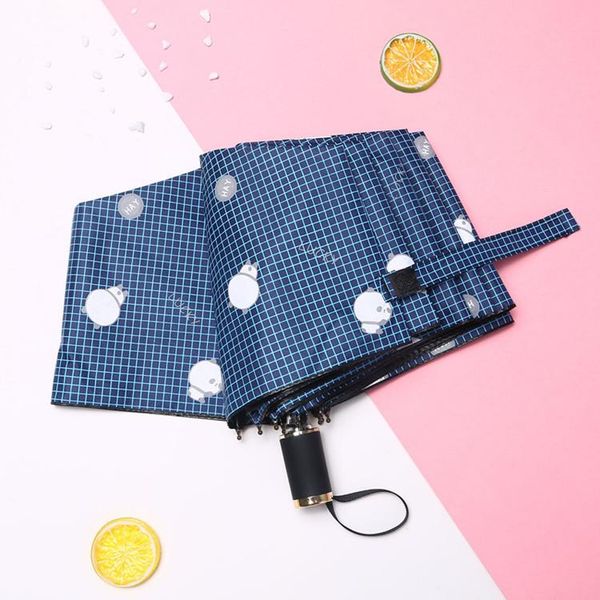 umbrellas black coating sunny and rainy umbrella fashion bear print three folding fully automatic rain protection uv
umbrellas black coating sunny and rainy umbrella fashion bear print three folding fully automatic rain protection uv