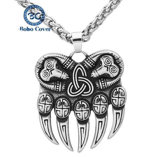 viking amulet bear pendant men woman vintage animal bone charm necklace fashion jewelry retro christmas present drop necklaces, Silver
viking amulet bear pendant men woman vintage animal bone charm necklace fashion jewelry retro christmas present drop necklaces, Silver