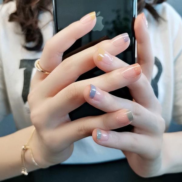 false nails 24pcs beautiful light color wearable finished fingernails short french detachable simple full cover fake with glue, Red;gold
false nails 24pcs beautiful light color wearable finished fingernails short french detachable simple full cover fake with glue, Red;gold