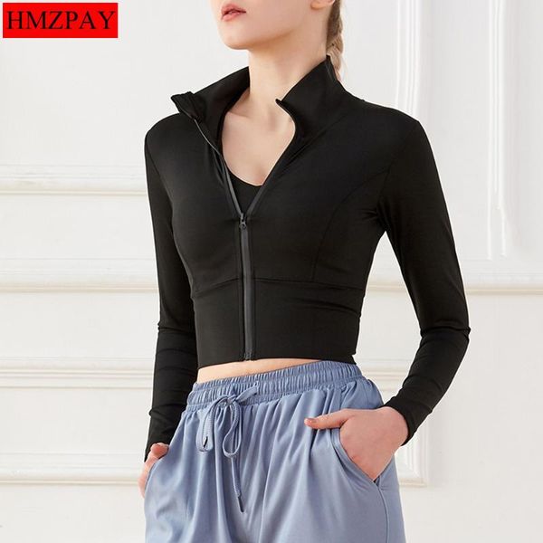 yoga outfit zipper high collar sports jacket windbreak tight clothes short style cycling fitness long sleeve quick-drying crop top
yoga outfit zipper high collar sports jacket windbreak tight clothes short style cycling fitness long sleeve quick-drying crop top