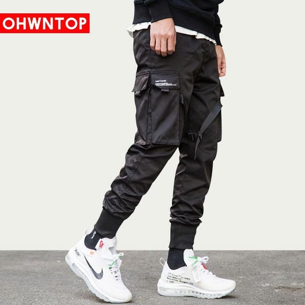hip hop casual ribbons baggy street cargo joggers harem pants multi pockets streetwear harajuku fashion loose trousers men's, Black
hip hop casual ribbons baggy street cargo joggers harem pants multi pockets streetwear harajuku fashion loose trousers men's, Black