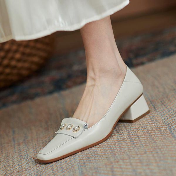 square toe soft genuine leather women heels shoes comfortable fashion high heel simple basic dress, Black
square toe soft genuine leather women heels shoes comfortable fashion high heel simple basic dress, Black