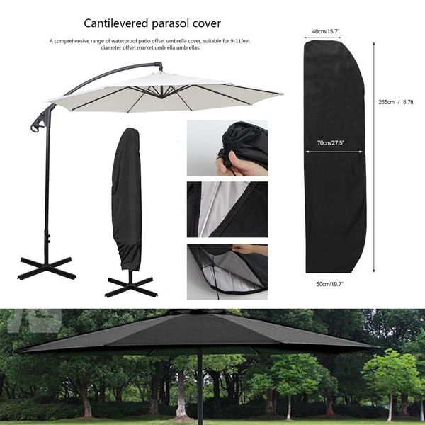 shade 210d waterproof oxford cloth outdoor banana umbrella cover garden patio cantilever parasol rain accessories 265cm
shade 210d waterproof oxford cloth outdoor banana umbrella cover garden patio cantilever parasol rain accessories 265cm