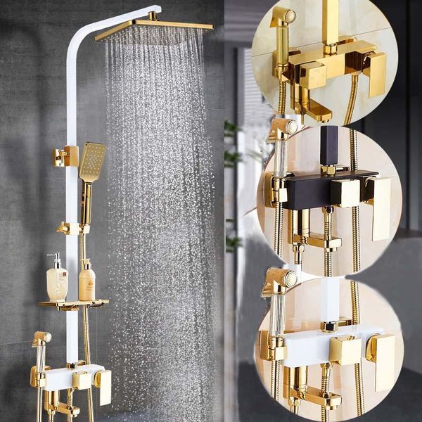 bathroom shower sets luxury black set with bidet shelf white faucet bathtub mixer taps gold
bathroom shower sets luxury black set with bidet shelf white faucet bathtub mixer taps gold