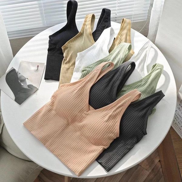 women's tanks & camis casual women solid seamless underwear short style ladies summer camisole lingerie crop sports female, White
women's tanks & camis casual women solid seamless underwear short style ladies summer camisole lingerie crop sports female, White
