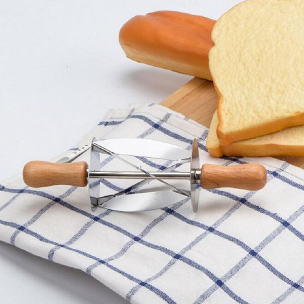 baking & pastry tools 1pcstainless steel rolling cutter kitchen making croissant cake decorating bread wheel dough knife
baking & pastry tools 1pcstainless steel rolling cutter kitchen making croissant cake decorating bread wheel dough knife