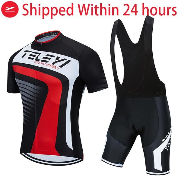 racing sets 2021 teleyi summer cycling jersey set breathable team sport bicycle mens clothing short bike, Black;blue
racing sets 2021 teleyi summer cycling jersey set breathable team sport bicycle mens clothing short bike, Black;blue