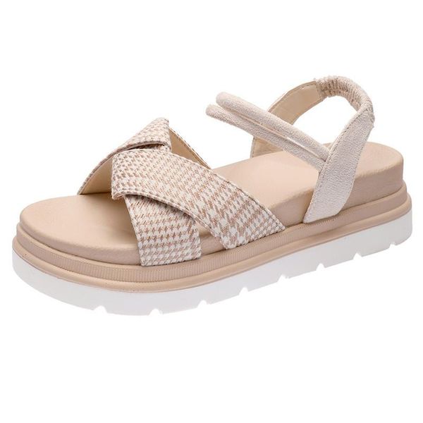 sandals ladies flat shoes 2021 fashion thick-soled summer round-toed platform non-slip roman beach, Black
sandals ladies flat shoes 2021 fashion thick-soled summer round-toed platform non-slip roman beach, Black