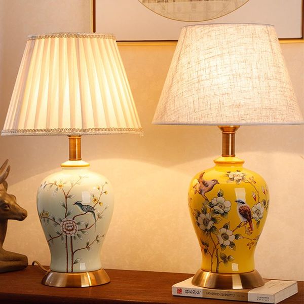 ceramic table lamp american retro bedroom living room study chinese style lamps wedding warm bedside
ceramic table lamp american retro bedroom living room study chinese style lamps wedding warm bedside