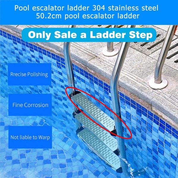 pool & accessories 50x7.5x2.5cm ladder step replacement stainless steel non-slip multi-purpose pedal with 2 screws for swimming
pool & accessories 50x7.5x2.5cm ladder step replacement stainless steel non-slip multi-purpose pedal with 2 screws for swimming