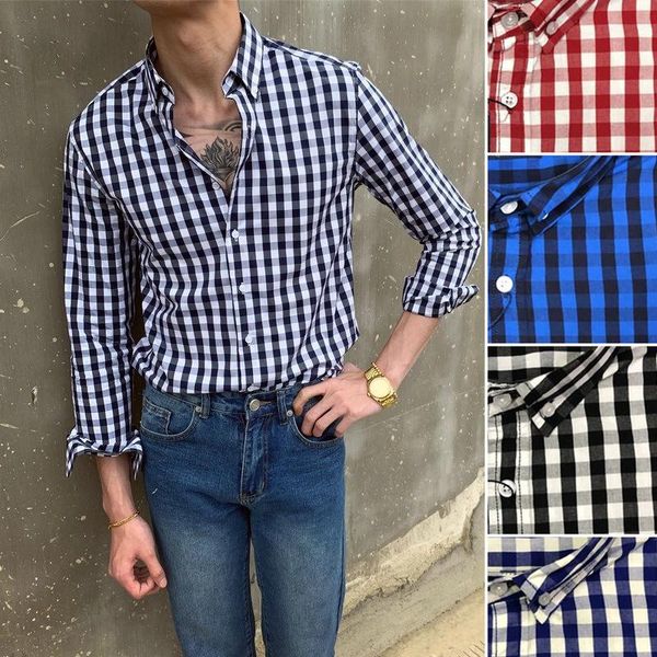 men's casual shirts small horse plaid shirt 100% cotton camisa masculina men long sleeve dress fashion hombre chemises, White;black
men's casual shirts small horse plaid shirt 100% cotton camisa masculina men long sleeve dress fashion hombre chemises, White;black