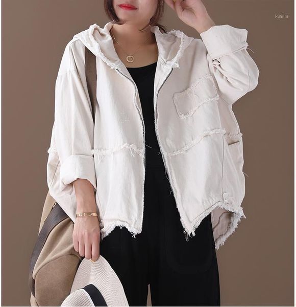 spring autumn pattern lapel long sleeve solid patchwork zipper hooded vintage coat women fashion tide women's jackets, Black;brown
spring autumn pattern lapel long sleeve solid patchwork zipper hooded vintage coat women fashion tide women's jackets, Black;brown