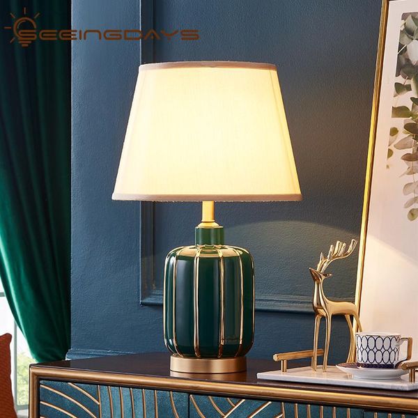 table lamps light luxury post modern american green and golden edge ceramic lamp for bedroom living room decorative bedside
table lamps light luxury post modern american green and golden edge ceramic lamp for bedroom living room decorative bedside