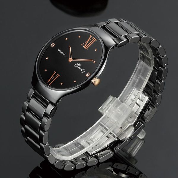 wristwatches promotional ceramic women watch imported quartz movt 2021 watches, Slivery;brown
wristwatches promotional ceramic women watch imported quartz movt 2021 watches, Slivery;brown