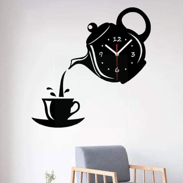 wall clocks creative diy acrylic coffee cup teapot 3d home clock living decorative decor kitchen room d h0h7
wall clocks creative diy acrylic coffee cup teapot 3d home clock living decorative decor kitchen room d h0h7
