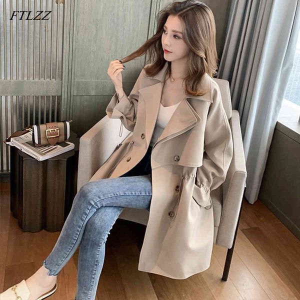 women's hoodies & sweatshirts ftlzz women windbreaker spring autumn classic trench coat casual thin female overcoat long slim outwear s, Black
women's hoodies & sweatshirts ftlzz women windbreaker spring autumn classic trench coat casual thin female overcoat long slim outwear s, Black