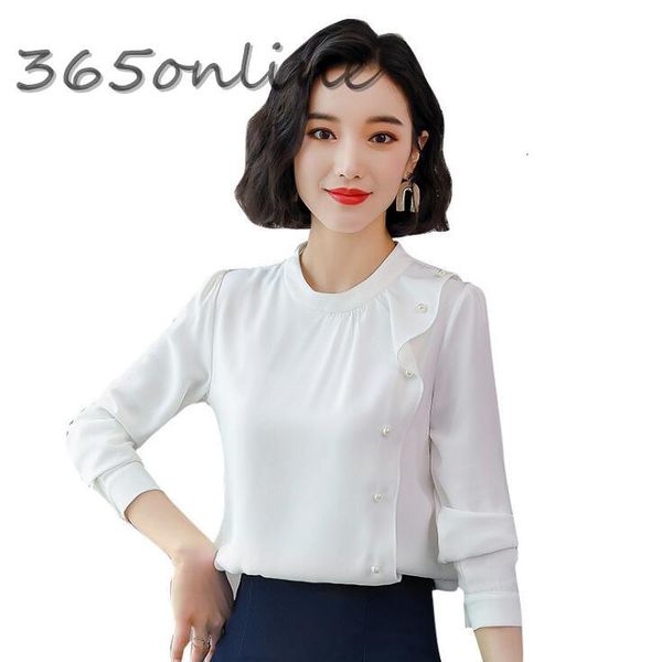 women's blouses & shirts fashion chiffon long sleeve for women business work wear blouse and spring autumn ol styles ladies clothes, White
women's blouses & shirts fashion chiffon long sleeve for women business work wear blouse and spring autumn ol styles ladies clothes, White