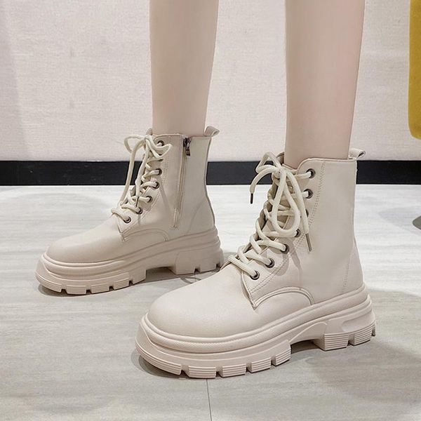 boots lace-up platform ankle women 2021 thick bottom non-slip motorcycle woman zip comfort autumn shoes ladies, Black
boots lace-up platform ankle women 2021 thick bottom non-slip motorcycle woman zip comfort autumn shoes ladies, Black