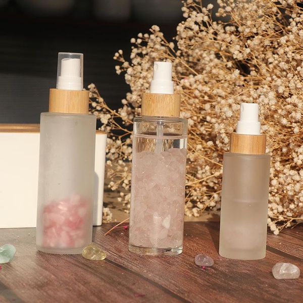 storage bottles & jars 70pcs 150ml cosmetics packaging bamboo frosted continuous perfume face glass mist spray bottle luxury cream
storage bottles & jars 70pcs 150ml cosmetics packaging bamboo frosted continuous perfume face glass mist spray bottle luxury cream