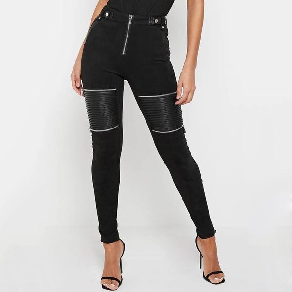 women's pants & capris pu leather gothic pencil for women dark fashion eyelet patchwork ladies trousers skinny chic female d30, Black;white
women's pants & capris pu leather gothic pencil for women dark fashion eyelet patchwork ladies trousers skinny chic female d30, Black;white