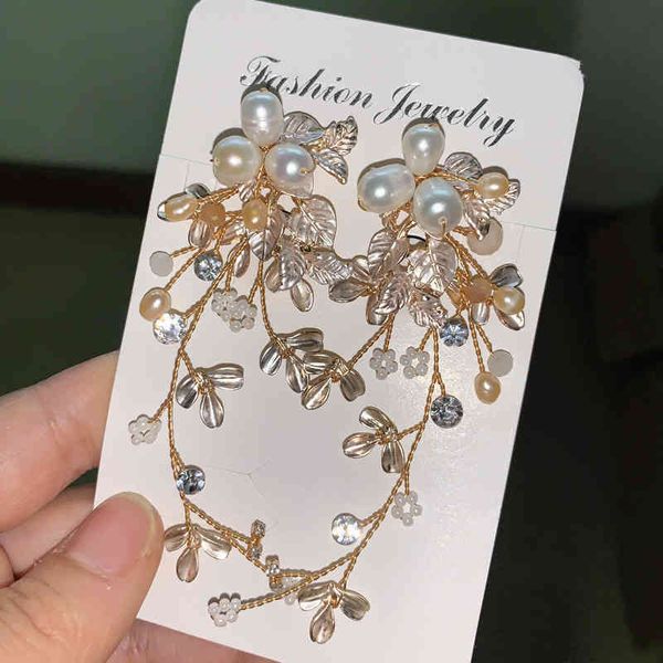 wedding handmade natural fresh water pearls for women party flower drop earrings luxury fine jewelry re3229, Bronze;silver
wedding handmade natural fresh water pearls for women party flower drop earrings luxury fine jewelry re3229, Bronze;silver
