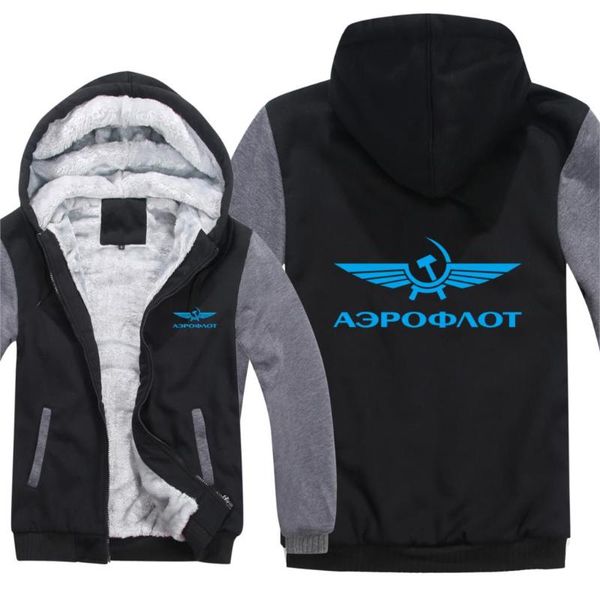 men's hoodies & sweatshirts aeroflot russian airlines jacket winter pullover man coat men wool liner fleece, Black
men's hoodies & sweatshirts aeroflot russian airlines jacket winter pullover man coat men wool liner fleece, Black