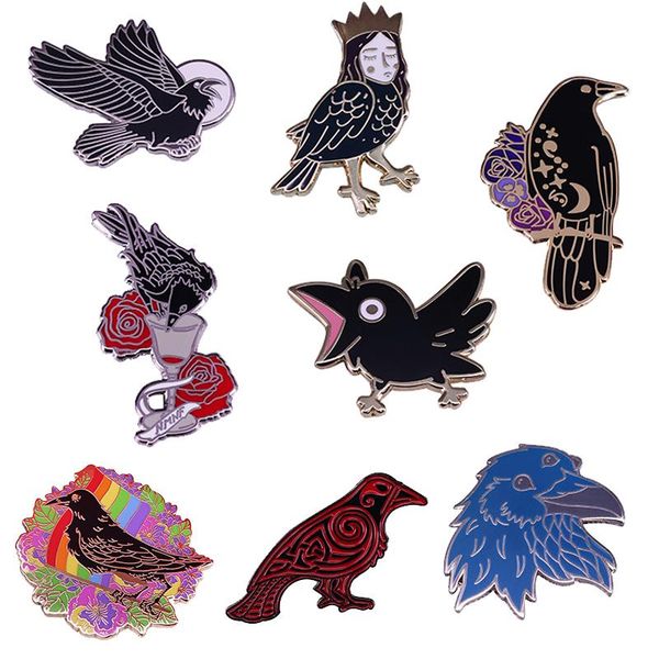 pins, brooches raven pins nmnf red rose wine pansy moon stars crow pin edgar allan poe gothic horror dark birds brooch omen goth witchy deco, Gray
pins, brooches raven pins nmnf red rose wine pansy moon stars crow pin edgar allan poe gothic horror dark birds brooch omen goth witchy deco, Gray