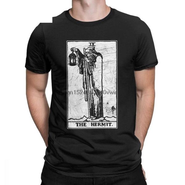 men's t-shirts the hermit tarot card t-shirt major arcana fortune telling occult t shirts for men 100% cotton tees short sleeve gift i, White;black
men's t-shirts the hermit tarot card t-shirt major arcana fortune telling occult t shirts for men 100% cotton tees short sleeve gift i, White;black