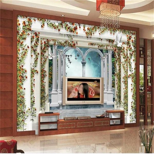 custom size 3d po wallpaper mural living room vine leaves roman column dove picture sofa tv backdrop for wall wallpapers
custom size 3d po wallpaper mural living room vine leaves roman column dove picture sofa tv backdrop for wall wallpapers