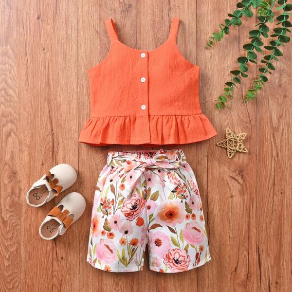 baby girl clothes set toddlers suits kids girls botton solid slip floral printed shorts outfits summer fashion clothing sets, White
baby girl clothes set toddlers suits kids girls botton solid slip floral printed shorts outfits summer fashion clothing sets, White