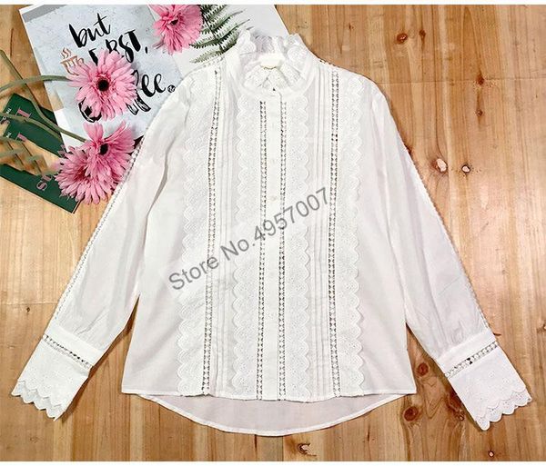 women's blouses & shirts elfbop ladies cotton white lace patchwork hollow out shirt - women/female casual long sleeve blouse
women's blouses & shirts elfbop ladies cotton white lace patchwork hollow out shirt - women/female casual long sleeve blouse