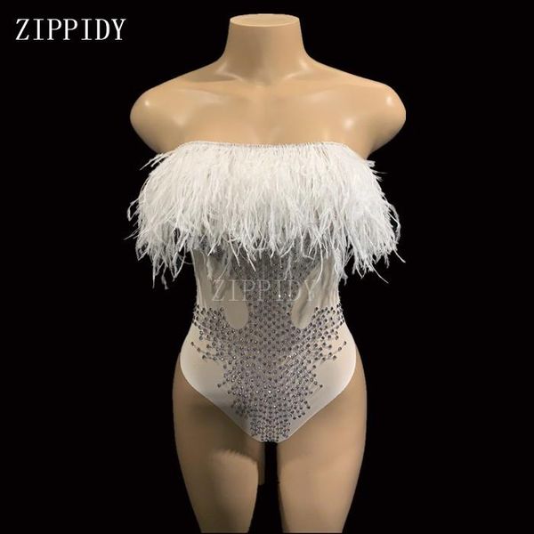 women's jumpsuits & rompers white feather bust rhinestones strapless bodysuit dj women singer stage wear birthday celebrate bar dance o, Black;white
women's jumpsuits & rompers white feather bust rhinestones strapless bodysuit dj women singer stage wear birthday celebrate bar dance o, Black;white