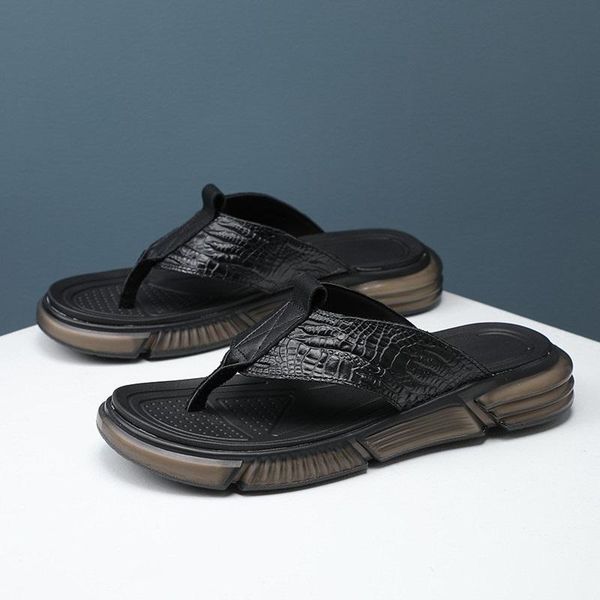 concise mens black slipper shoes england designer alligator pattern tide flip flops breathable summer slides platform sand errfc slippers
concise mens black slipper shoes england designer alligator pattern tide flip flops breathable summer slides platform sand errfc slippers