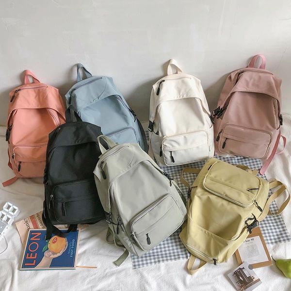 backpack 2021 women yellow color school bag for teenage girls waterproof nylon travel female college student
backpack 2021 women yellow color school bag for teenage girls waterproof nylon travel female college student