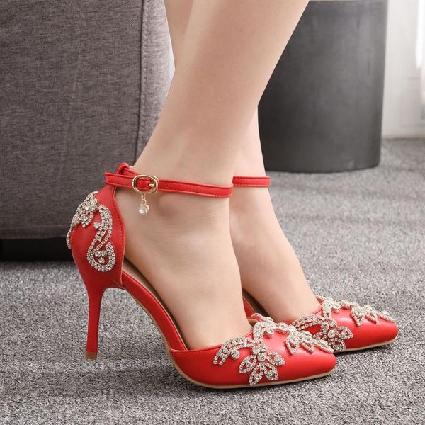 dress shoes women wedding white diamond sandals bride pumps party stilethin high heels, Black
dress shoes women wedding white diamond sandals bride pumps party stilethin high heels, Black