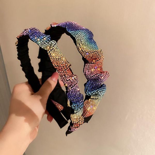 hair clips & barrettes minar vintage full rhinestone rainbow headband for women trendy black velvet bling wide brimmed band accessories, Golden;silver
hair clips & barrettes minar vintage full rhinestone rainbow headband for women trendy black velvet bling wide brimmed band accessories, Golden;silver