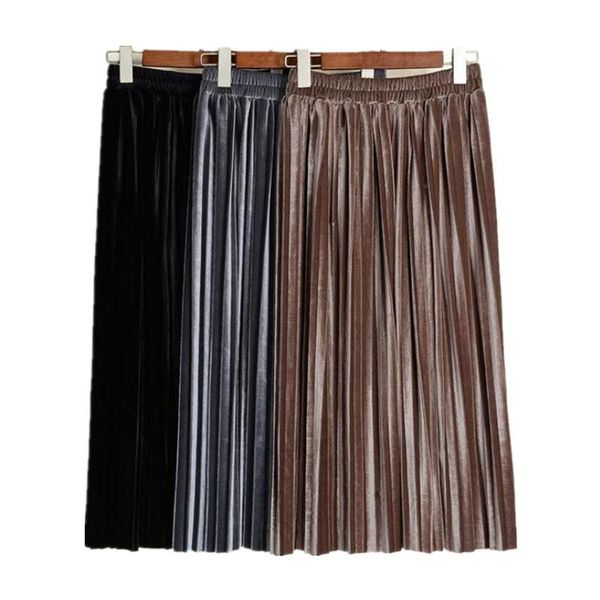 skirts gold velvet long skirt women fall winter korean pleated high waist casual loose office lady clothes bottoms plus size 3027 11, Black
skirts gold velvet long skirt women fall winter korean pleated high waist casual loose office lady clothes bottoms plus size 3027 11, Black