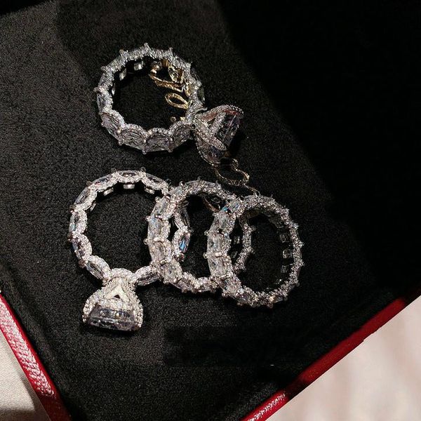 cluster rings luxury 8ct zircon 925 sterling silver ring set for women promise finger sets engagement wedding band vintage jewelry, Golden;silver
cluster rings luxury 8ct zircon 925 sterling silver ring set for women promise finger sets engagement wedding band vintage jewelry, Golden;silver