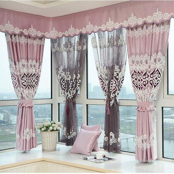 curtain & drapes 1pcs european luxury high-end punch curtains bedroom living room bay window balcony shading rental house shade cloth f8479
curtain & drapes 1pcs european luxury high-end punch curtains bedroom living room bay window balcony shading rental house shade cloth f8479