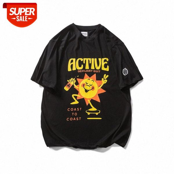 mansclot letter sun print short sleeve t-shirt male half couple #as41, White;black
mansclot letter sun print short sleeve t-shirt male half couple #as41, White;black