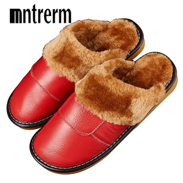 mntrerm ladies slippers winter genuine leather home indoor non-slip thermal woman 2021 plush, Black
mntrerm ladies slippers winter genuine leather home indoor non-slip thermal woman 2021 plush, Black
