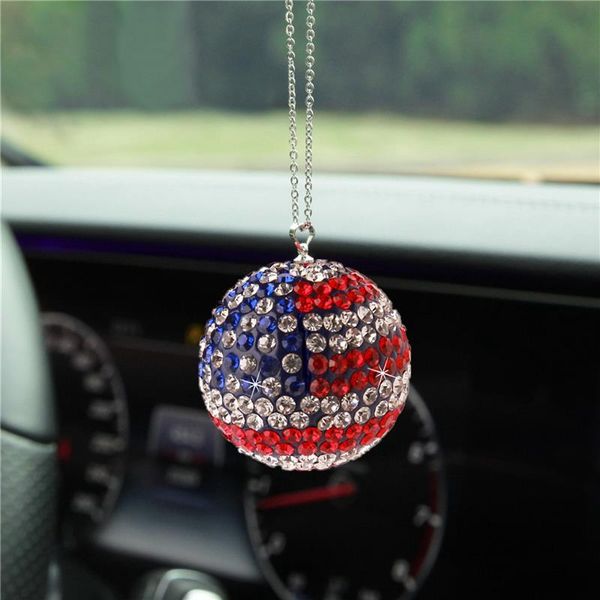interior decorations bling gradient color car crystal ball fashion metal chain rhinestone rearview mirror hanging ornaments
interior decorations bling gradient color car crystal ball fashion metal chain rhinestone rearview mirror hanging ornaments