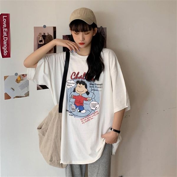 women's t-shirt female korean harajuku letter cartoon print tshirt t-shirts japanese kawaii ladies ulzzang clothes for women, White
women's t-shirt female korean harajuku letter cartoon print tshirt t-shirts japanese kawaii ladies ulzzang clothes for women, White