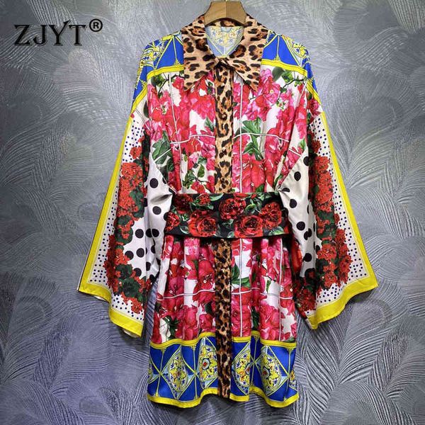 spring runway shirt floral printing turn down collar loose dress beach robe femme, Black;gray
spring runway shirt floral printing turn down collar loose dress beach robe femme, Black;gray
